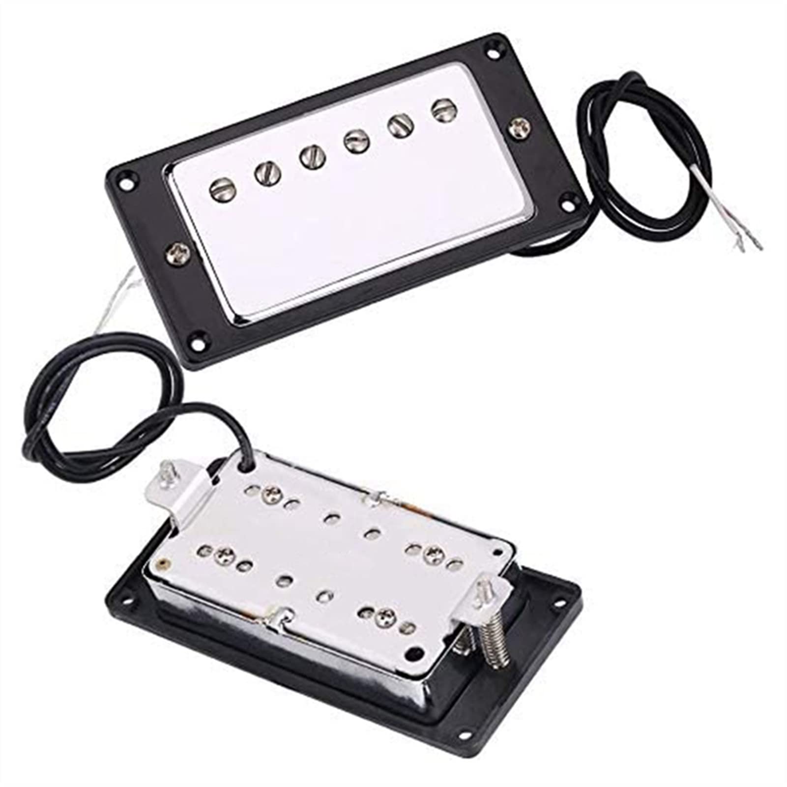 Amazon.co.jp: 2ピースエレキギターハムバッカピックアップ橋